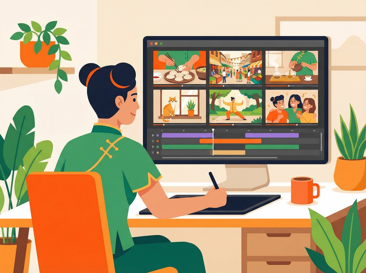 蘑菇视频-视频剪辑创作工具