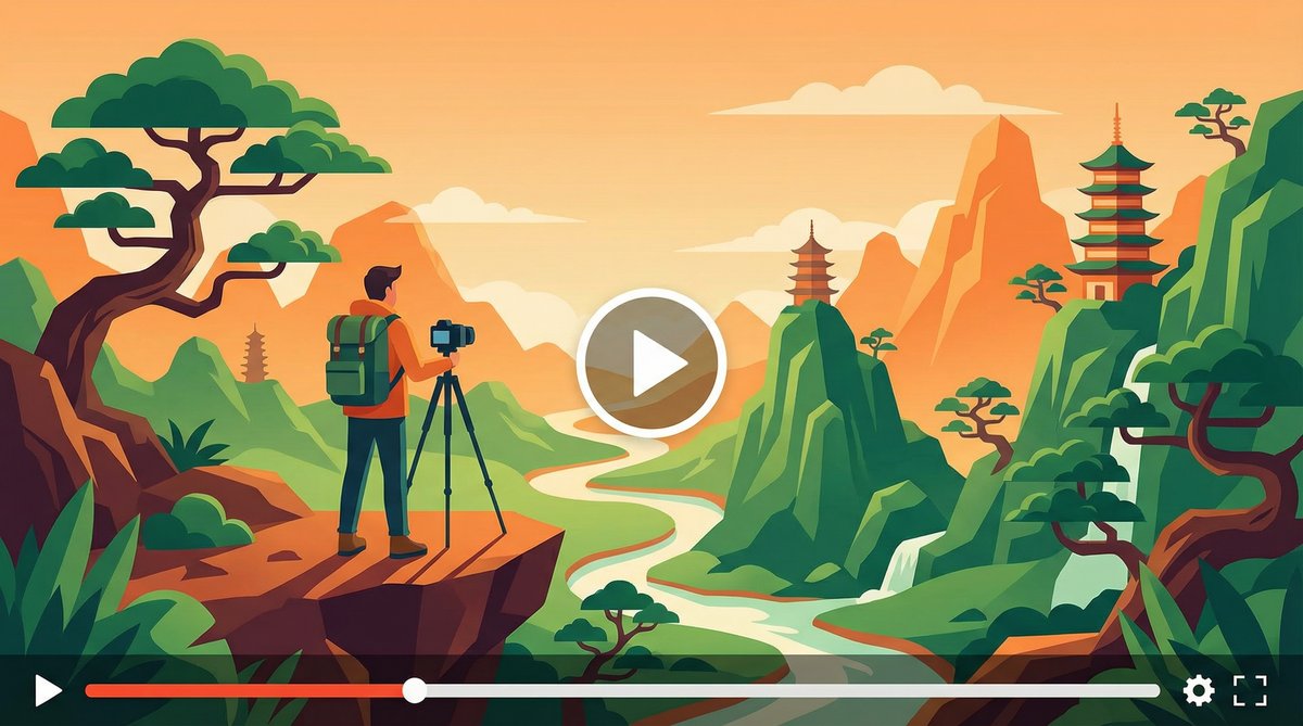 蘑菇视频-旅行vlog视频：探秘中国名山